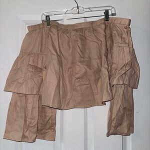 Chic Off-Shoulder light pink off the shoulder Blouse